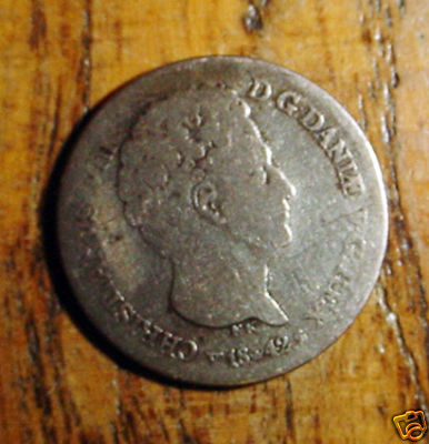 Christianus-VIII---4-Rigsbankskilling-1842-Grade